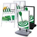 Aufsteller / Kundenstopper Alu